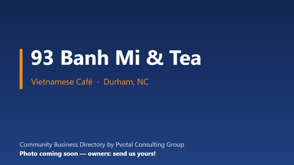 93 Banh Mi & Tea