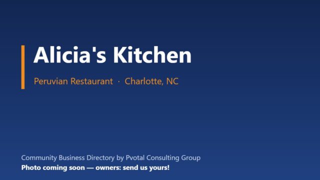 Alicia's Kitchen | Peruvian
