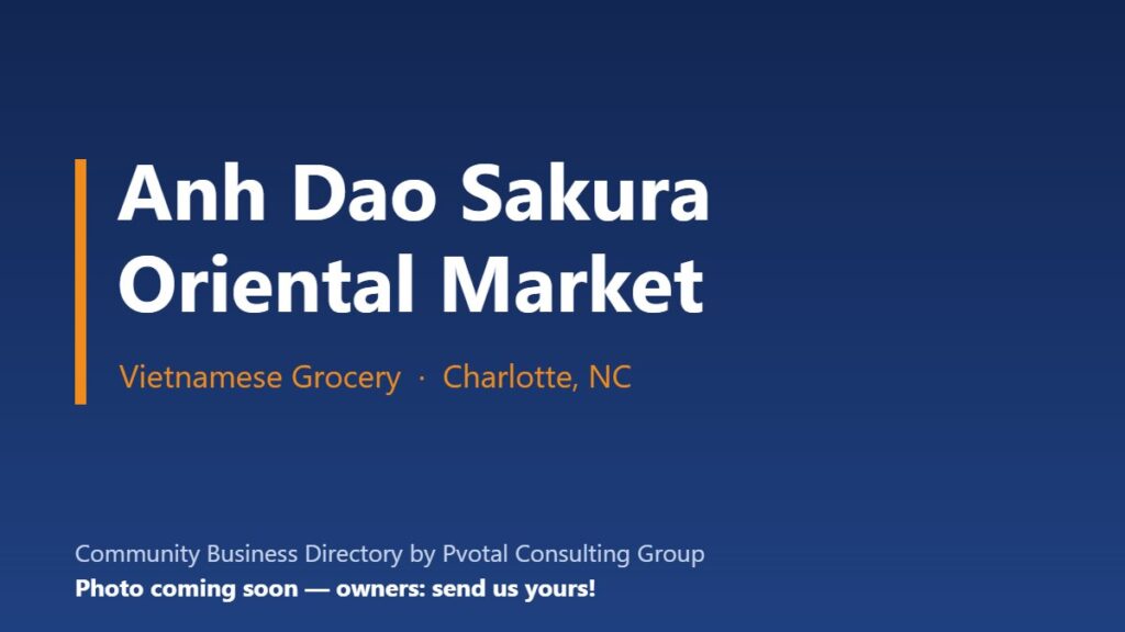 Anh Dao Sakura Oriental Market