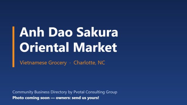 Anh Dao Sakura Oriental Market