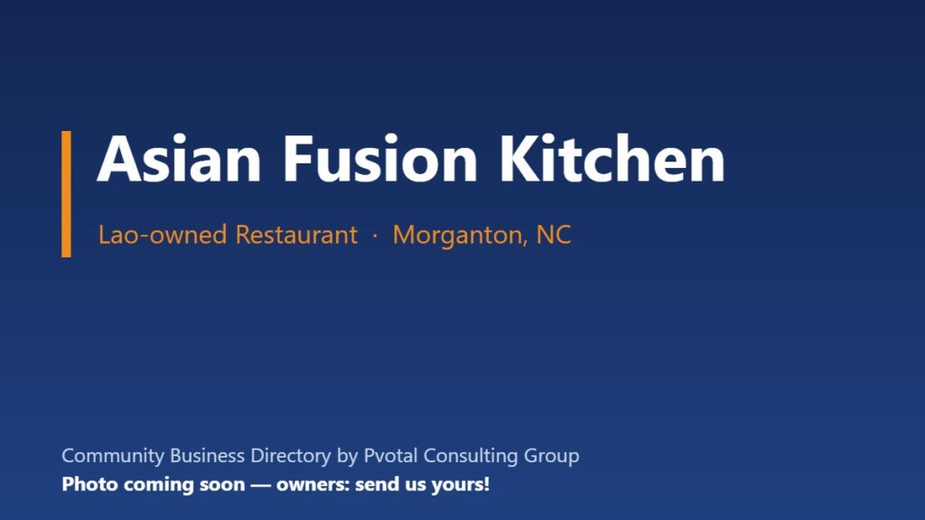 Asian Fusion Kitchen (AFK)