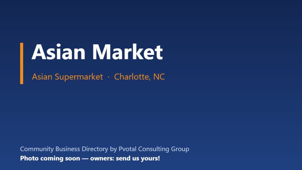 Asian Market (The Plaza)