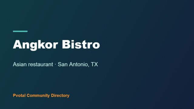 Angkor Bistro