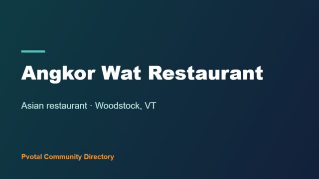 Angkor Wat Restaurant