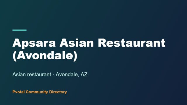 Apsara Asian Restaurant (Avondale)
