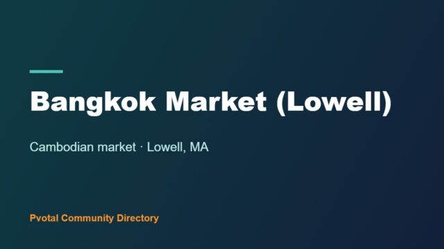 Bangkok Market (Lowell)