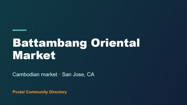 Battambang Oriental Market