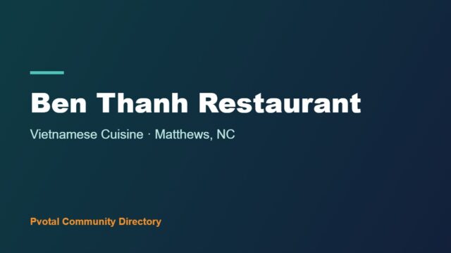 Ben Thanh Restaurant