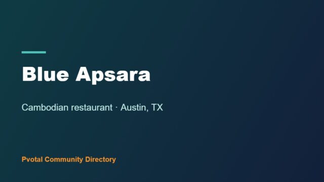 Blue Apsara
