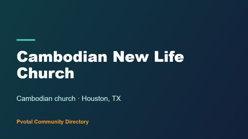 Cambodian New Life Church