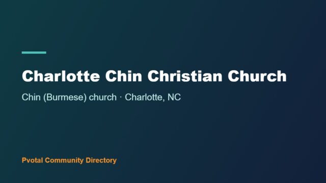 Charlotte Chin Christian Church