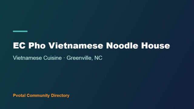 EC Pho Vietnamese Noodle House