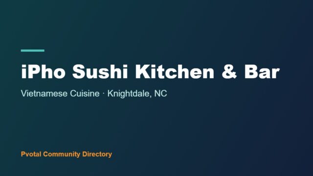 iPho Sushi Kitchen & Bar