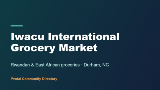 Iwacu International Grocery Market