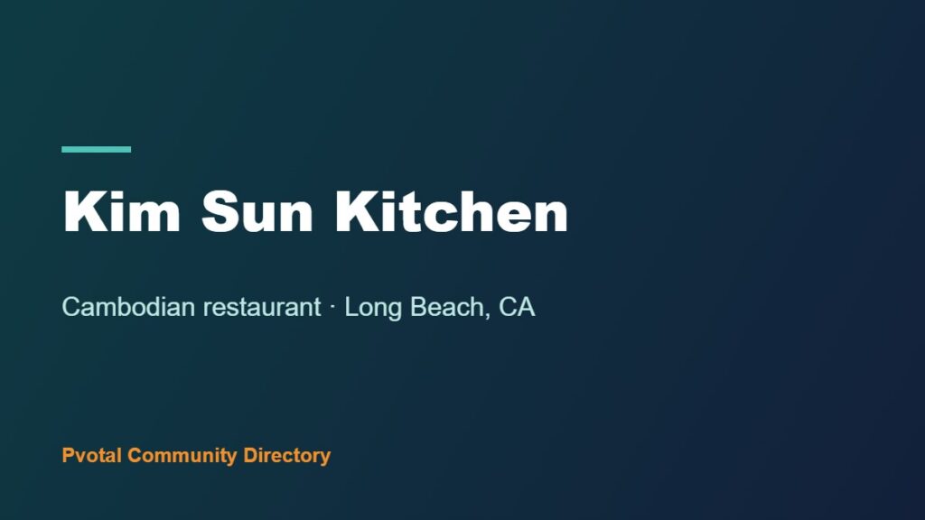 Kim Sun Kitchen