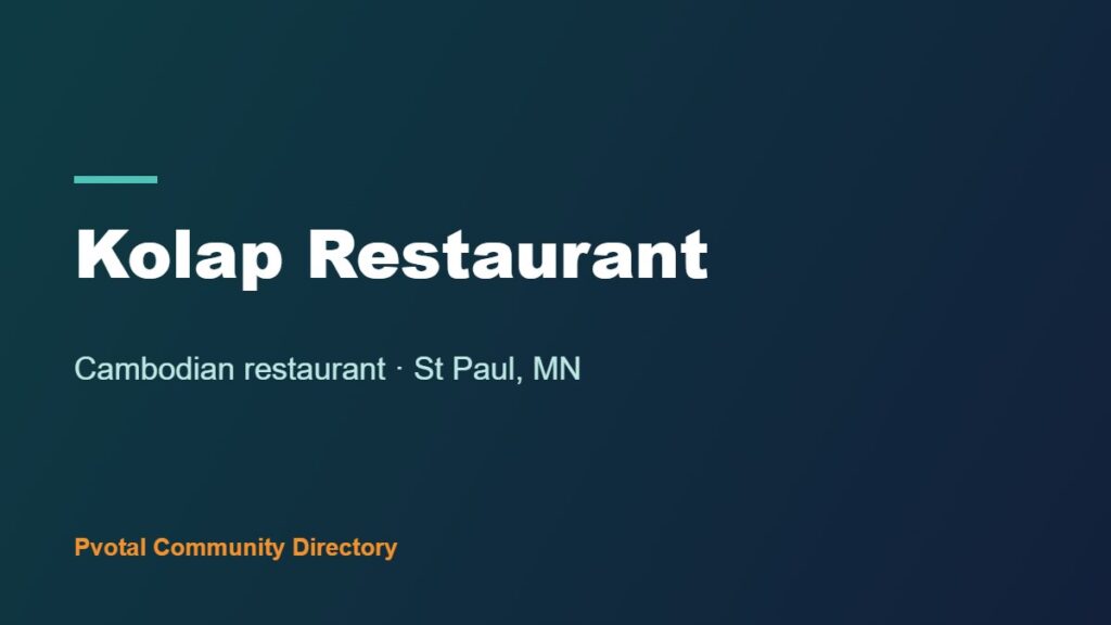 Kolap Restaurant