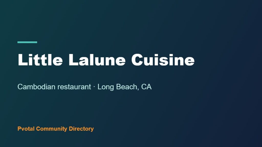 Little Lalune Cuisine