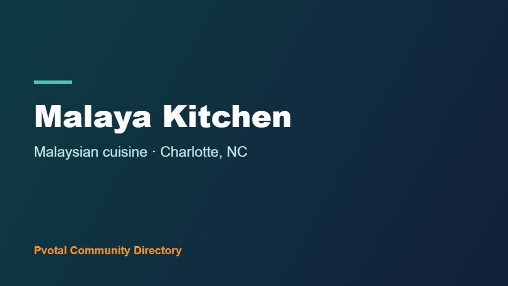 Malaya Kitchen