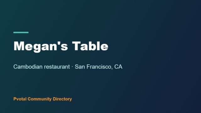 Megan's Table