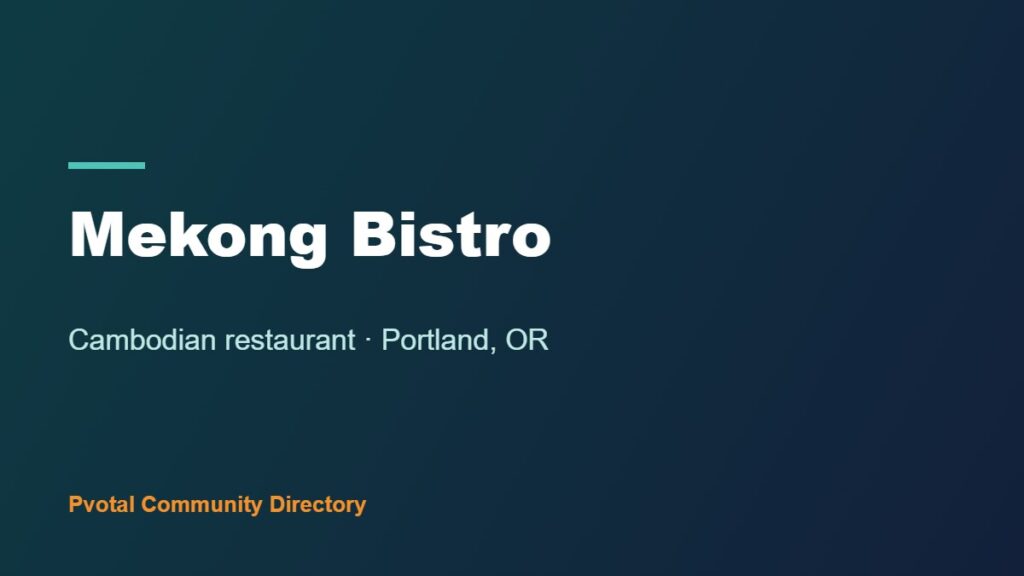 Mekong Bistro