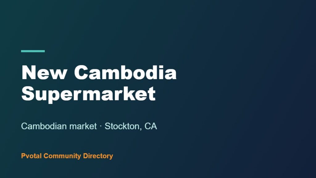 New Cambodia Supermarket