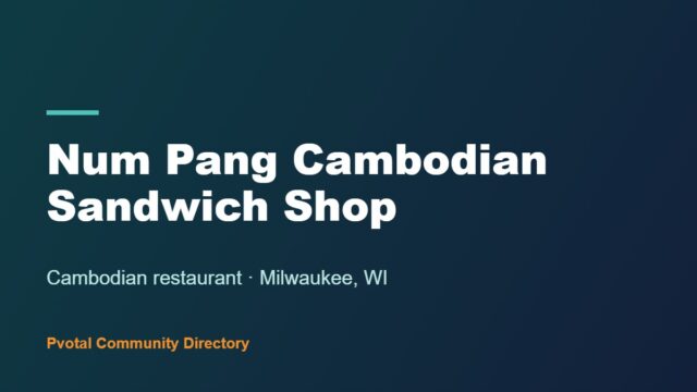 Num Pang Cambodian Sandwich Shop