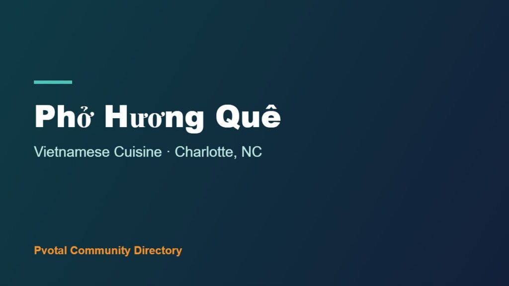 Phở Hương Quê