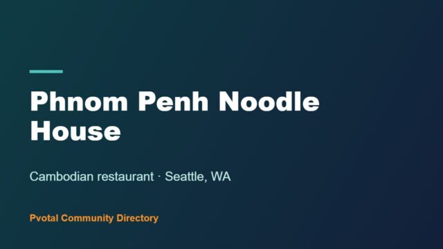 Phnom Penh Noodle House
