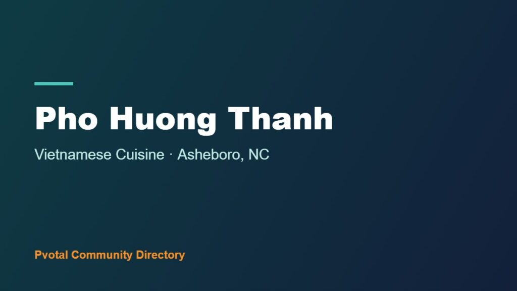 Pho Huong Thanh