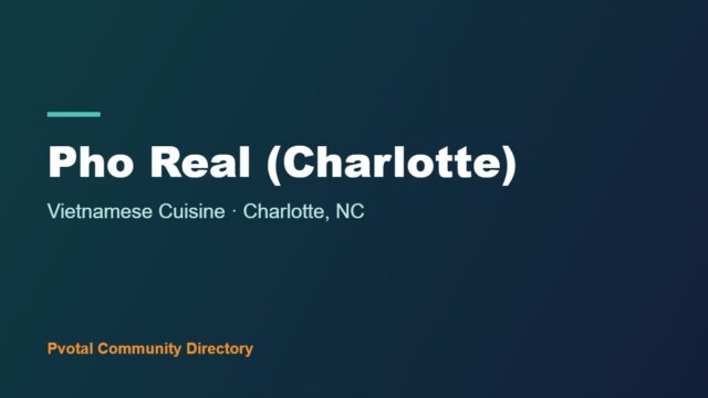 Pho Real (Charlotte)