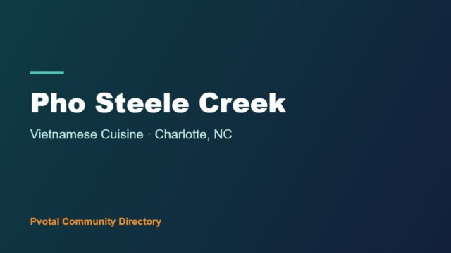 Pho Steele Creek