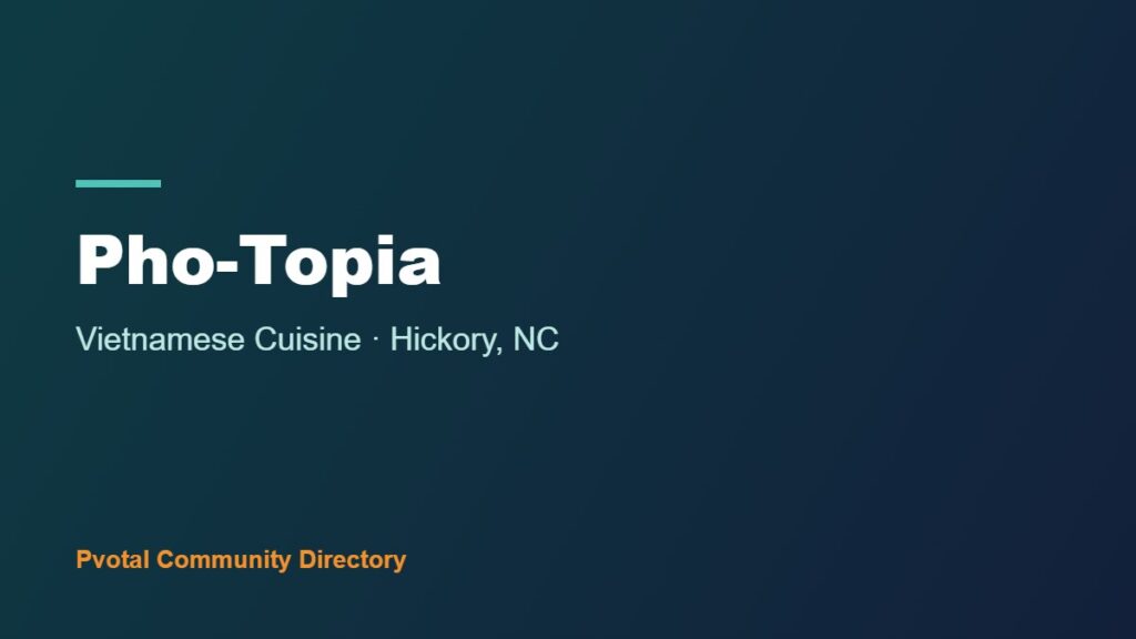 Pho-Topia
