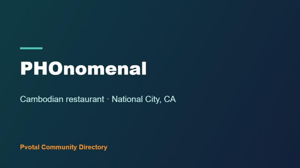 PHOnomenal