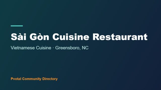 Sài Gòn Cuisine Restaurant