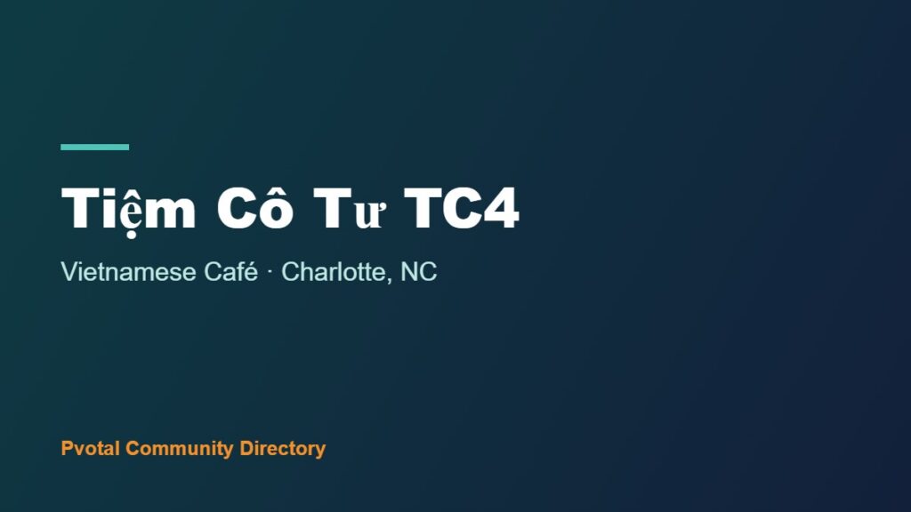 Tiệm Cô Tư TC4