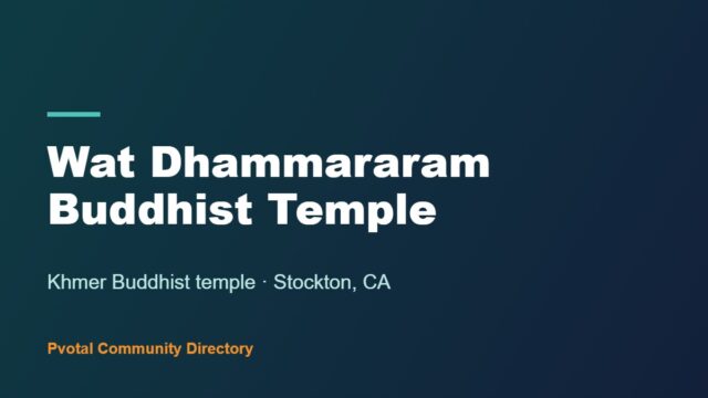 Wat Dhammararam Buddhist Temple