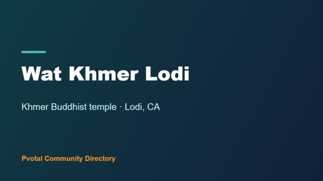 Wat Khmer Lodi