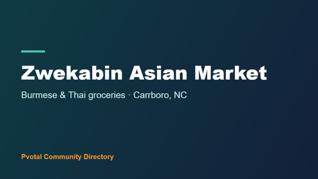 Zwekabin Asian Market