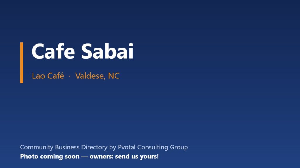 Cafe Sabai