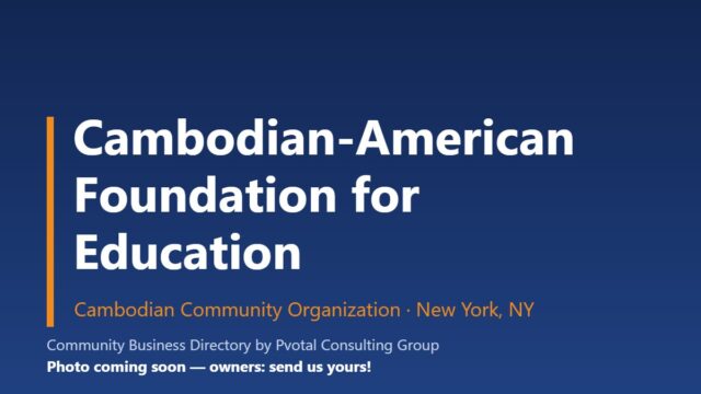 Cambodian-American Foundation for Education