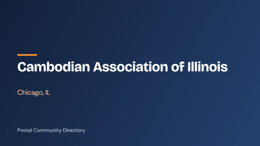 Cambodian Association of Illinois