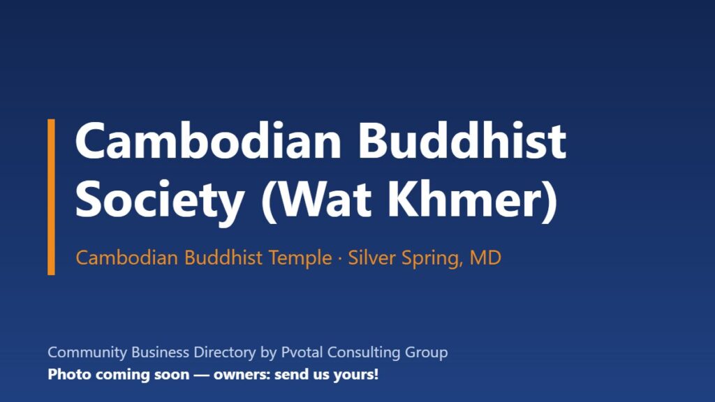 Cambodian Buddhist Society (Wat Khmer)
