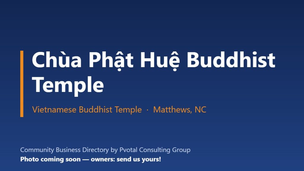 Chùa Phật Huệ Buddhist Temple