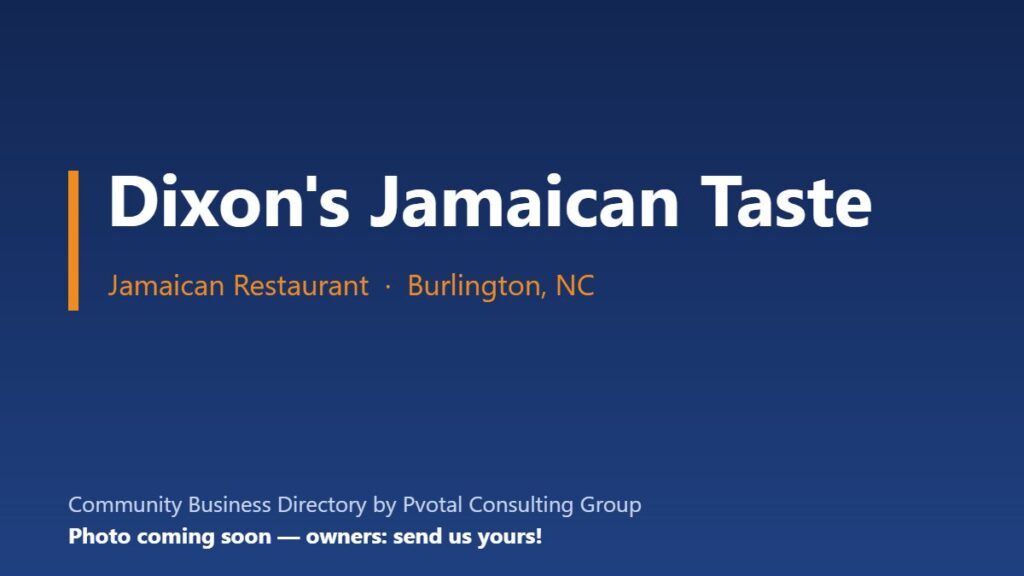 Dixon's Jamaican Taste