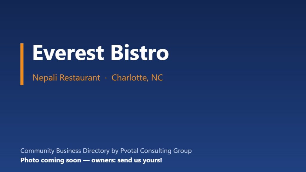 Everest Bistro – Indian Nepali Restaurant & Bar