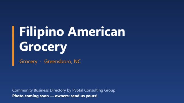 Filipino American Grocery
