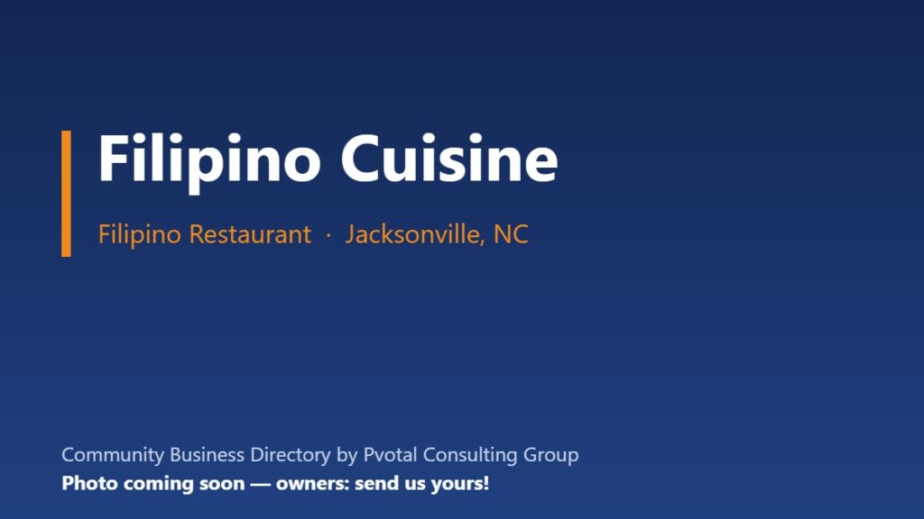 Filipino Cuisine