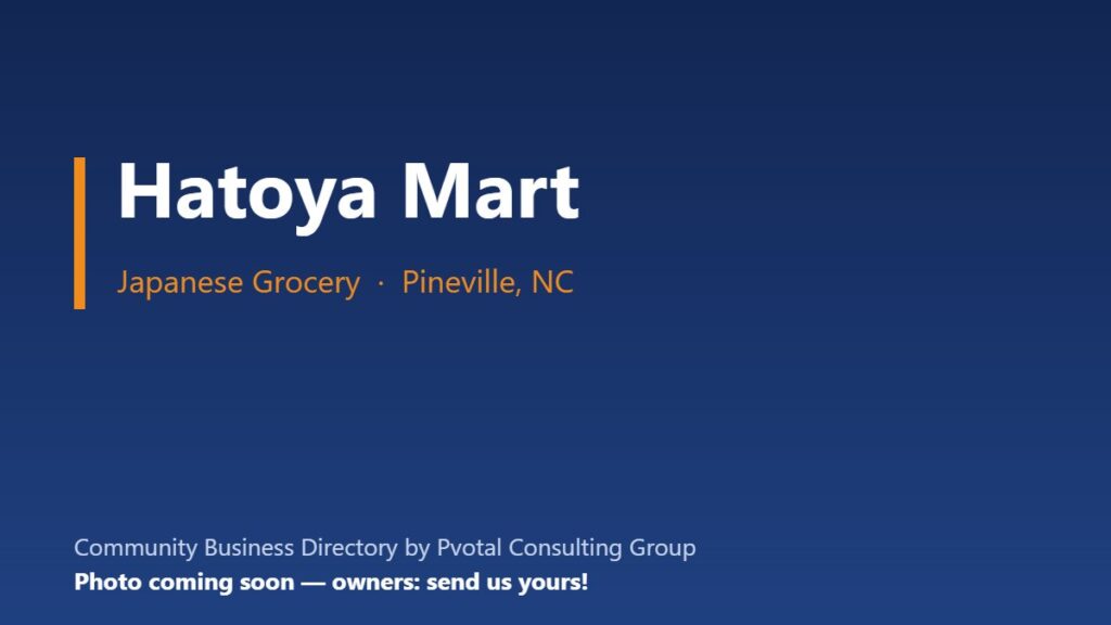 Hatoya Mart – Japanese Food Grocery