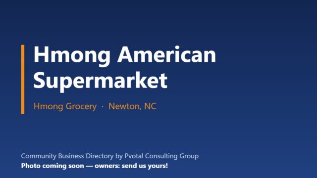 Hmong American Supermarket