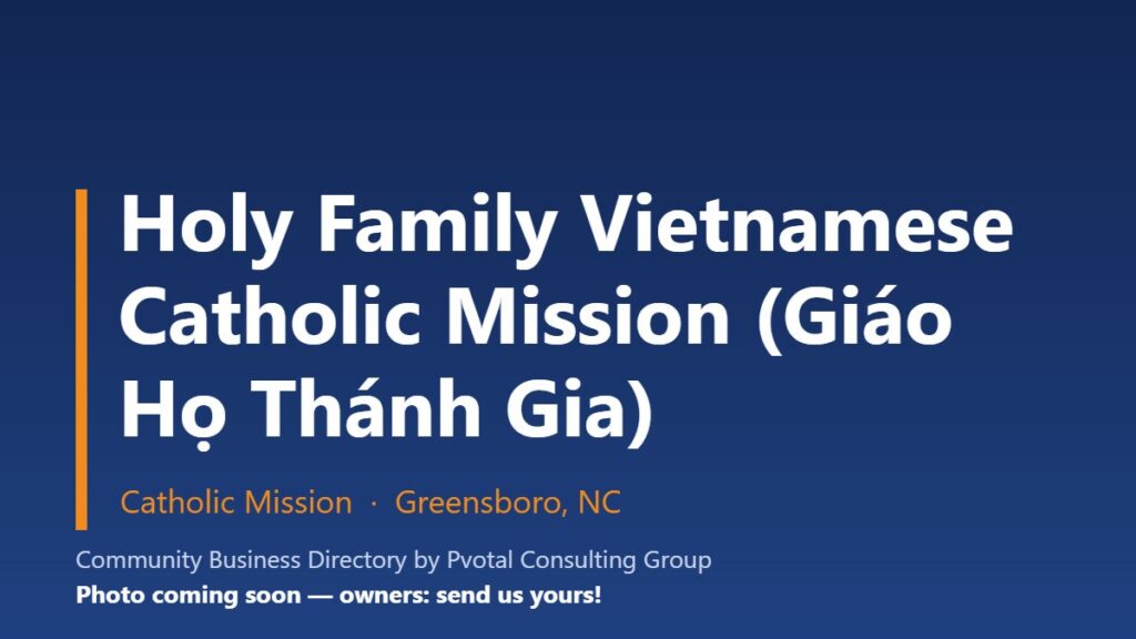 Holy Family Vietnamese Catholic Mission (Giáo Họ Thánh Gia)